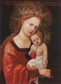 デニス・ファン・アルスロート Painting - メアリーと子供 フランドル語 デニス・ファン・アルスロート